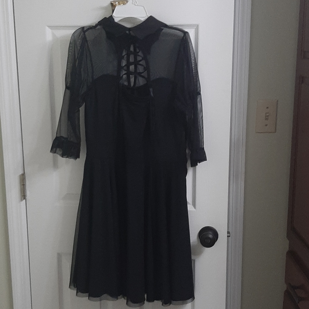 Killstar dress bat collar - Picture 2 of 4